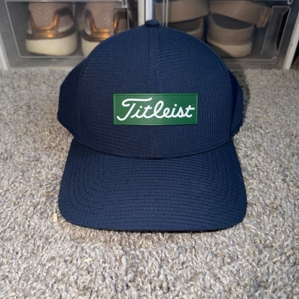 Titleist Oceanside Snapback Golf Hat Navy Hunter White