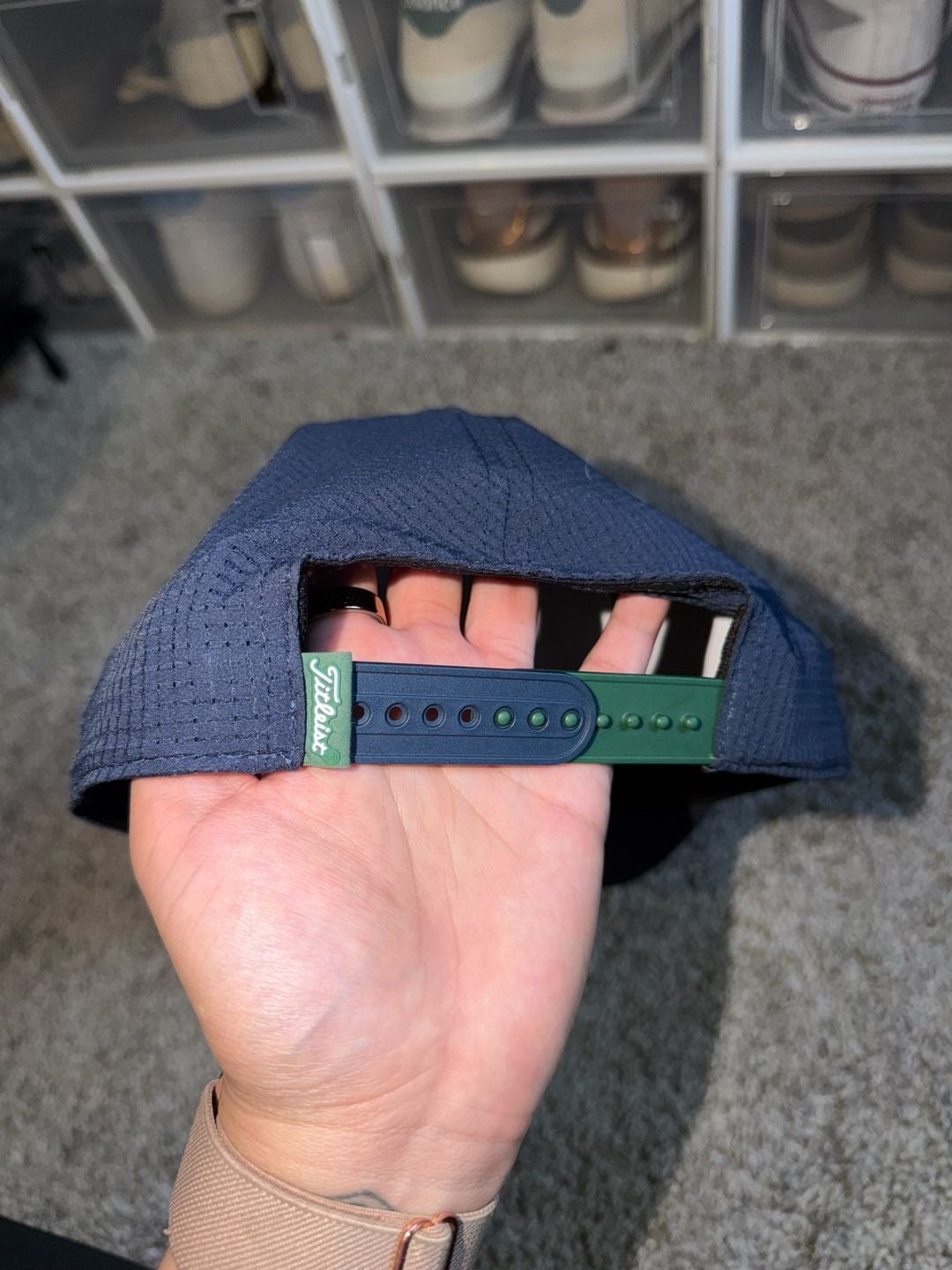 Titleist Oceanside Snapback Golf Hat Navy Hunter White 4
