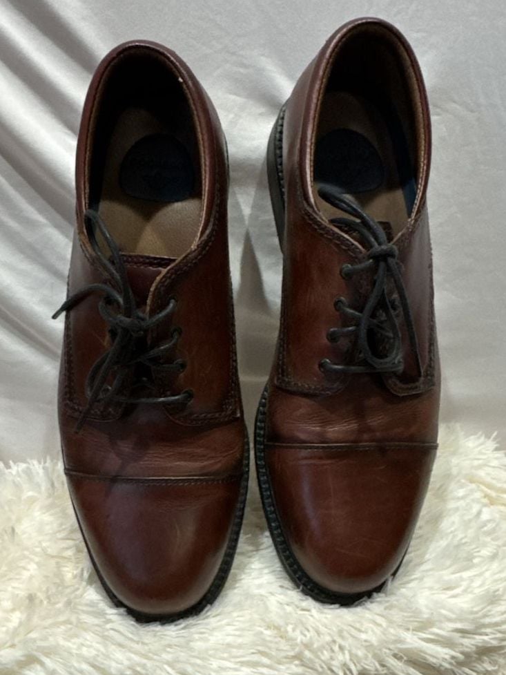 Dockers Gordon Cap Toe Leather Oxfords Size 13M Brown 2