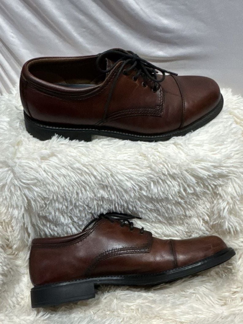 Dockers Gordon Cap Toe Leather Oxfords Size 13M Brown 3