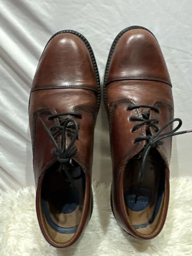 Dockers Gordon Cap Toe Leather Oxfords Size 13M Brown 4
