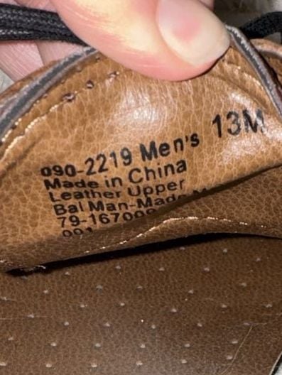Dockers Gordon Cap Toe Leather Oxfords Size 13M Brown 6