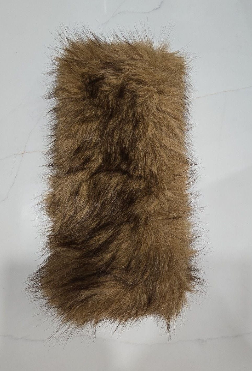 Faux Fur Ear Muffs Brown 1