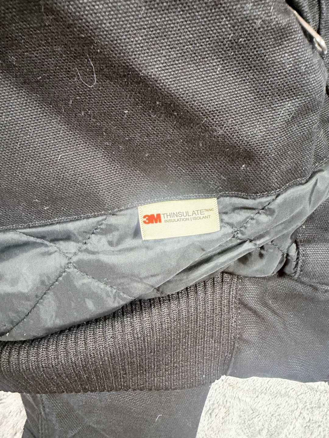 Carhartt J130-W Active Jacket Size S Black Trex Embroidered 13
