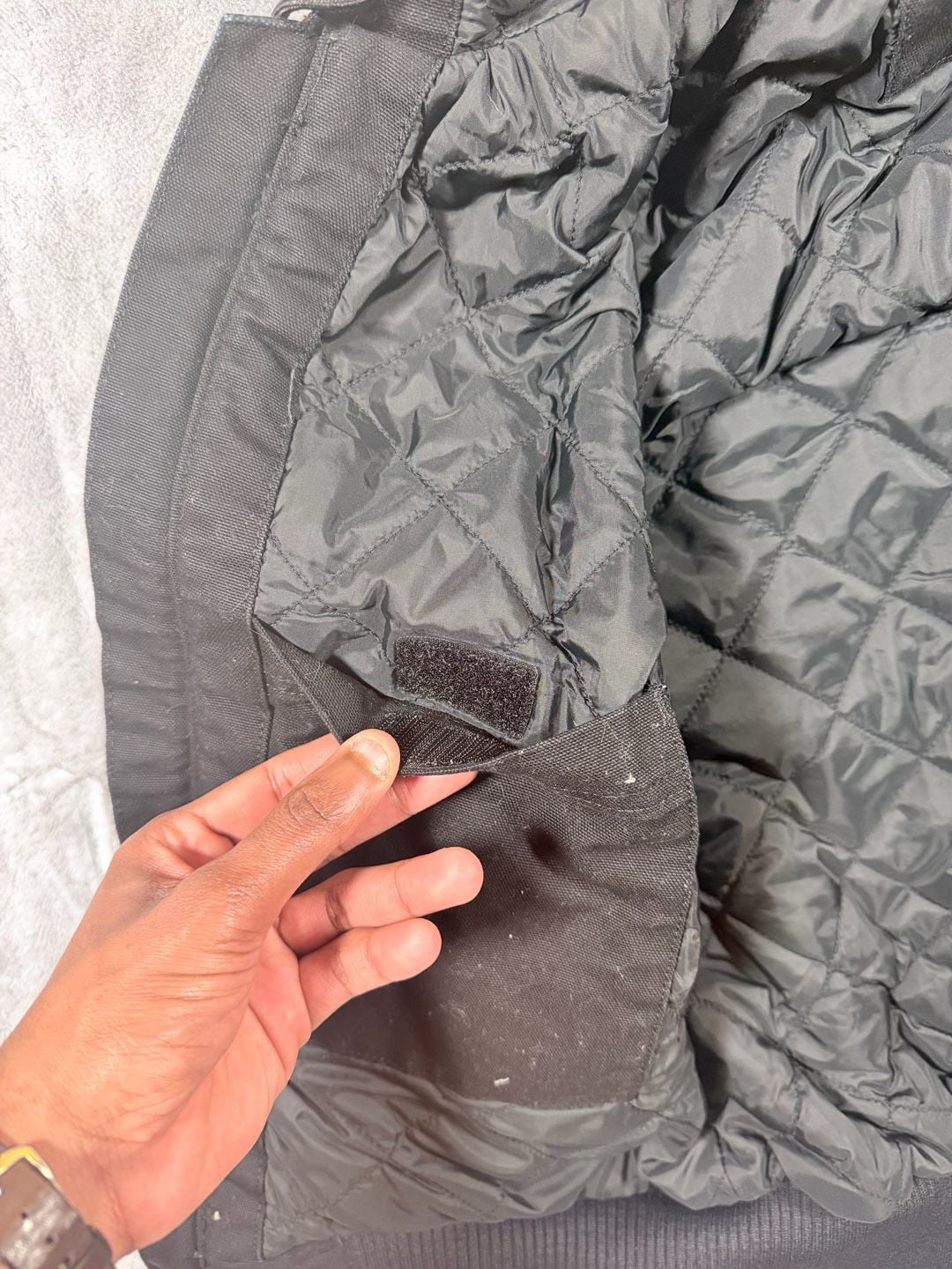 Carhartt J130-W Active Jacket Size S Black Trex Embroidered 15