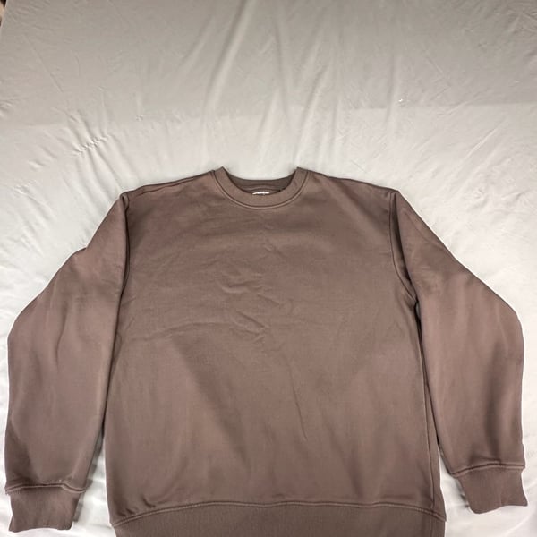 Paper Denim & Cloth Crewneck Sweatshirt Size XL Brown Fleece