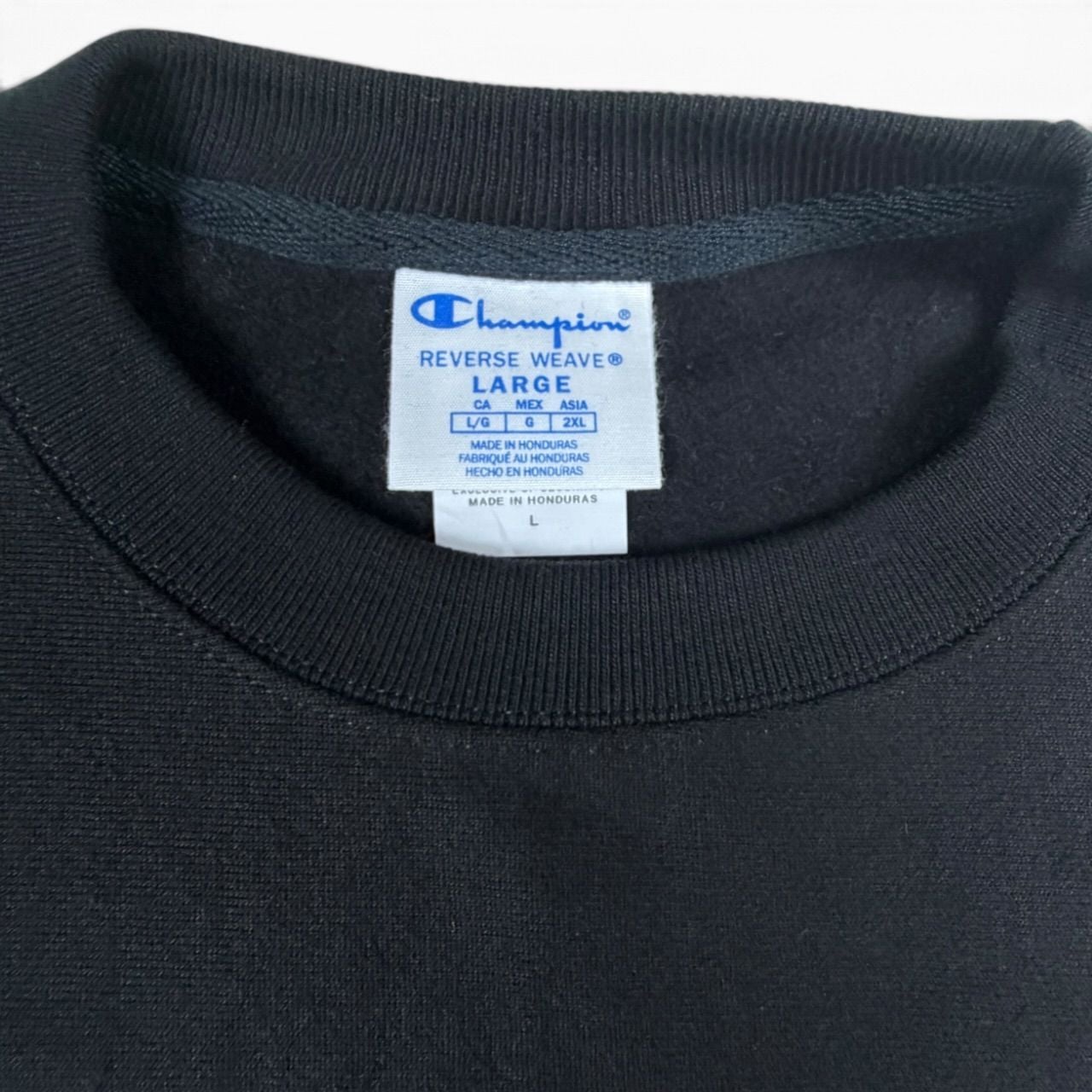 Champion Reverse Weave Heavyweight Crewneck Black L 8