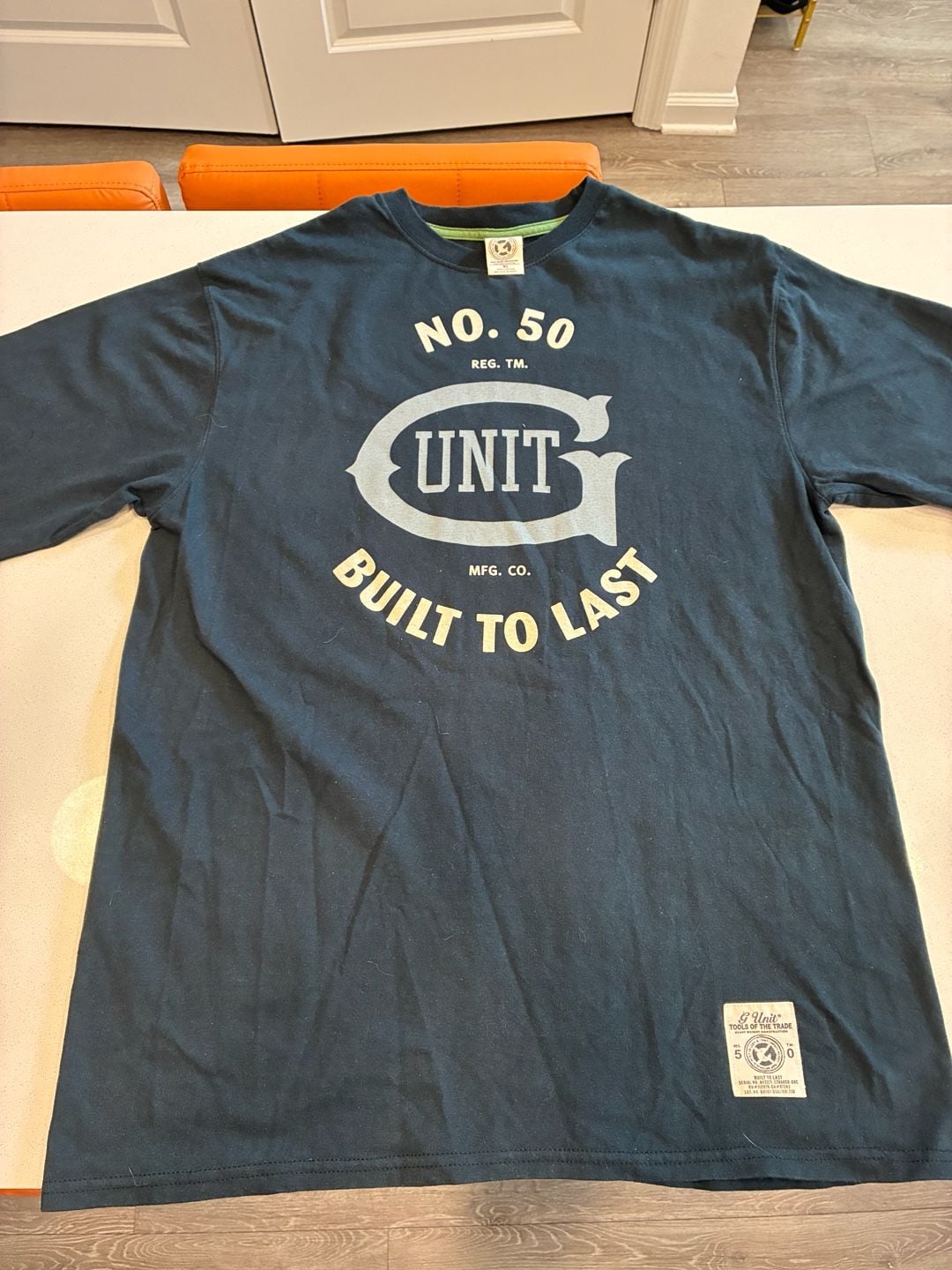 G-Unit No. 50 Built To Last Graphic T-Shirt Size XL 2
