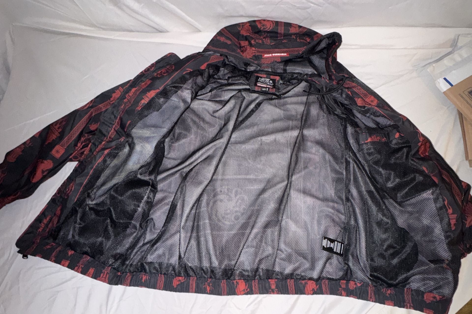 Members Only House Of The Dragon Windbreaker Jacket Size L 9