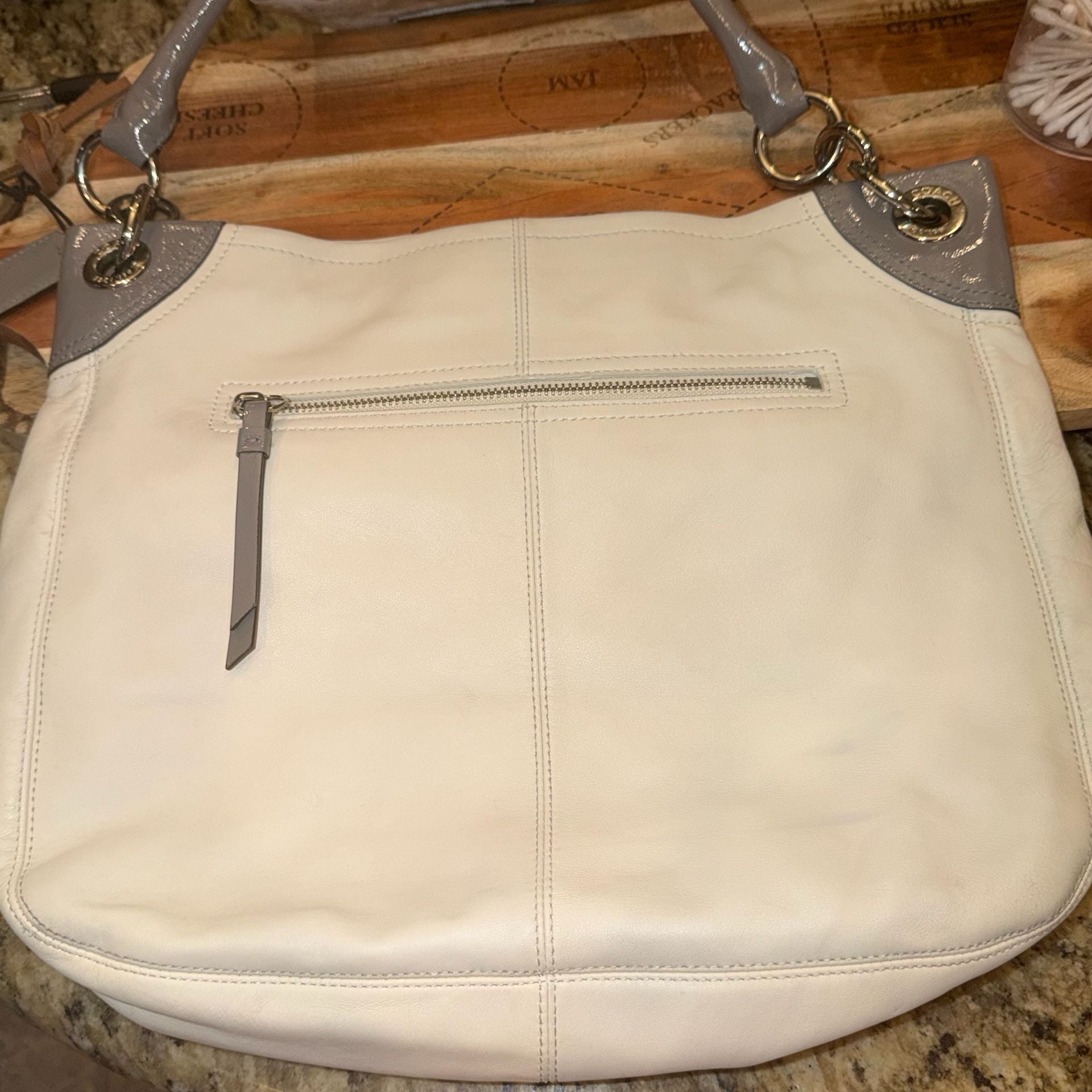 Coach Penelope White Leather Hobo Shoulder Bag
#25V1026 10