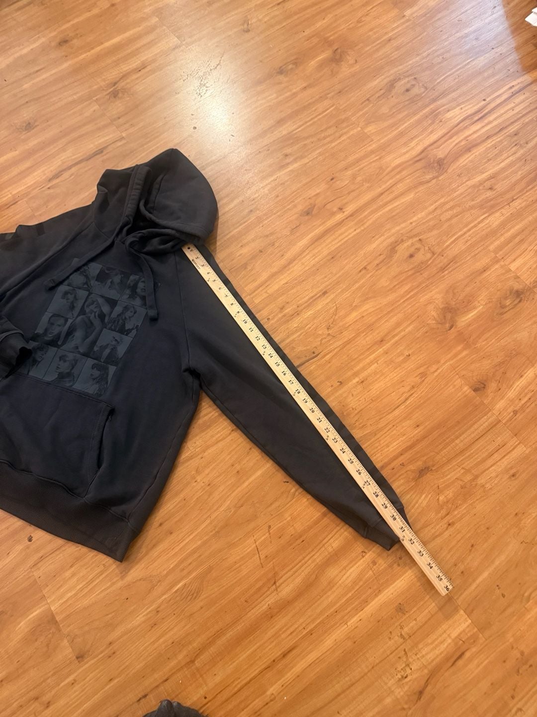 Taylor Swift Eras Tour 2023 2024 Black Hoodie XL Official Merch Photo Collage 9