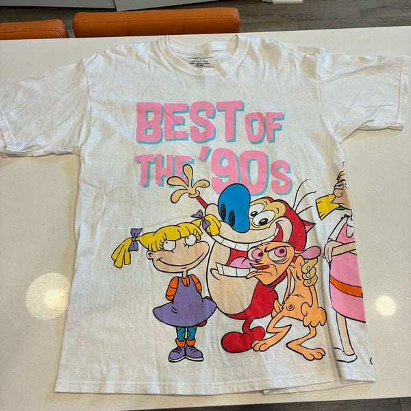 Nickelodeon Best Of The 90s T-Shirt XL White