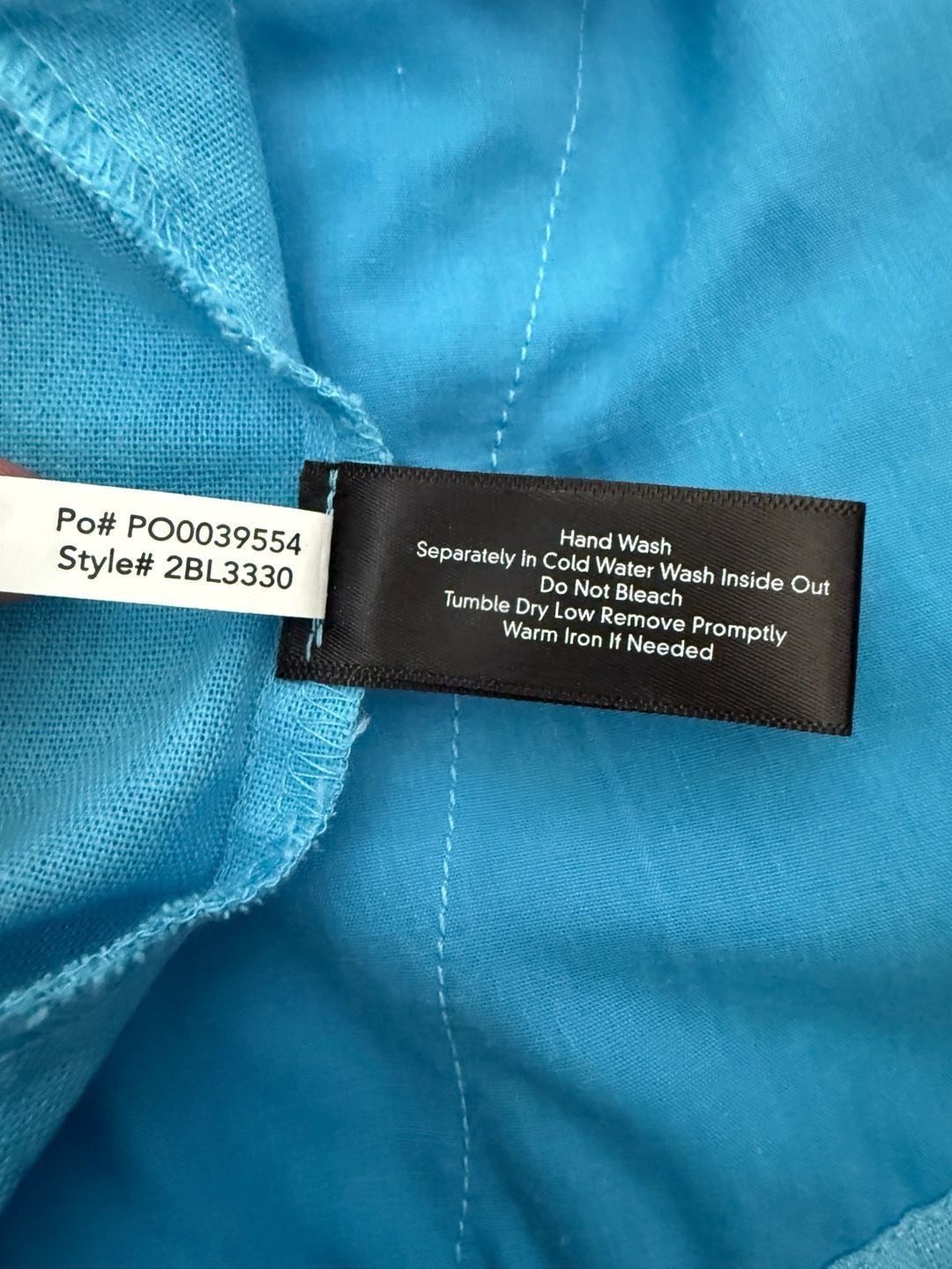 Boston Proper Jacket Size XL Blue Studded Linen Blend 7