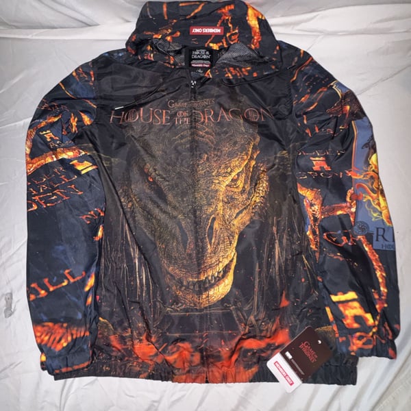 Members Only House Of The Dragon Windbreaker Jacket Size L