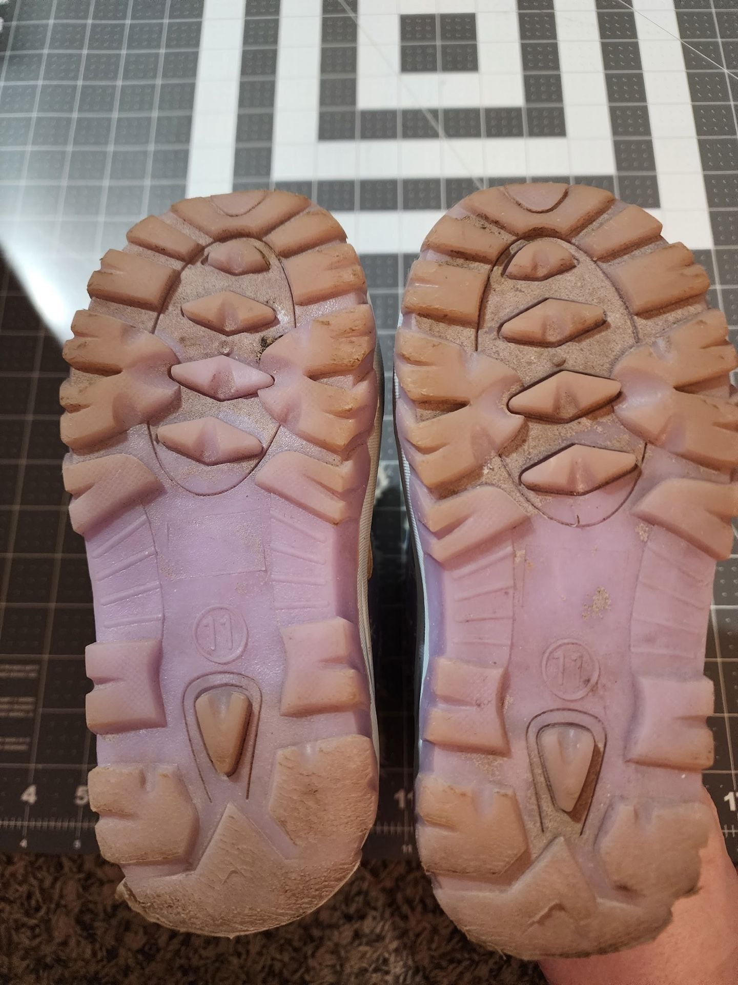 Disney Frozen Snow Boots Size 11 Purple Elsa Anna Fur Trim 7