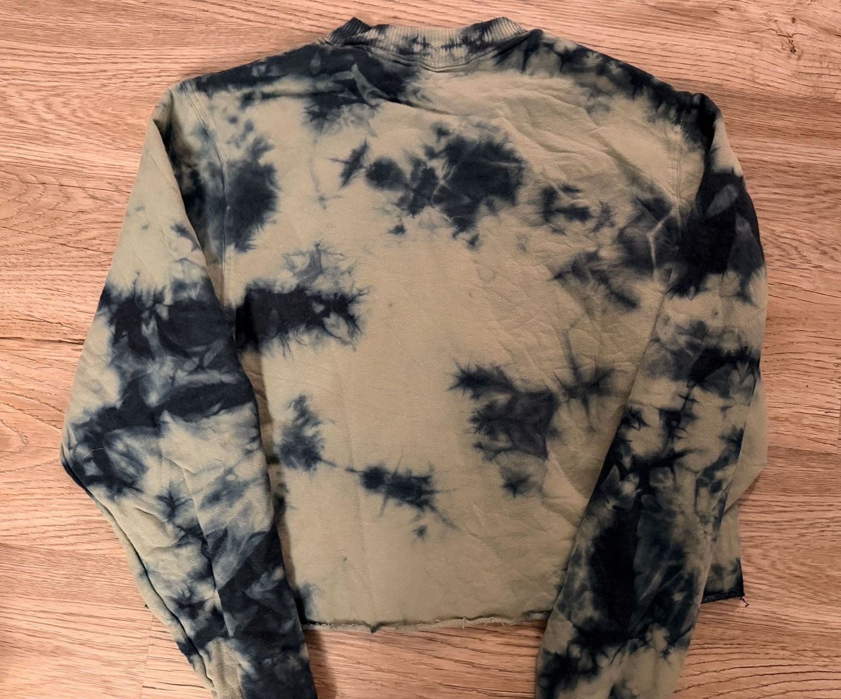 Mighty Fine NASA Tie Dye Sweatshirt Size S Green Black 3