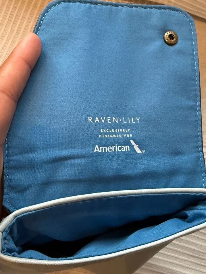 American Airlines Raven + Lily little bag, no straps  8