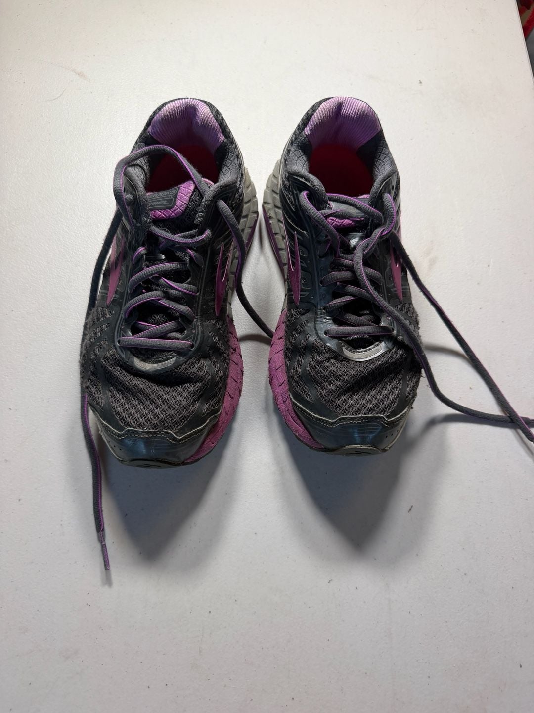 Brooks Ariel Running Shoes Size 7 Extra Wide Black Purple 2