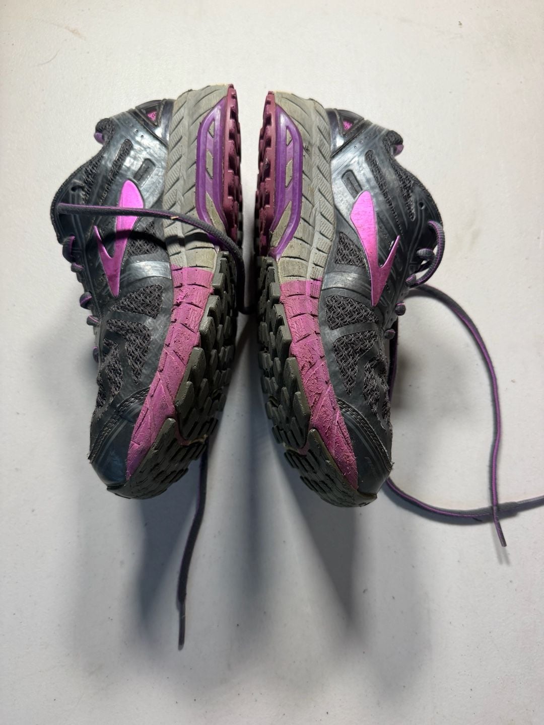 Brooks Ariel Running Shoes Size 7 Extra Wide Black Purple 3