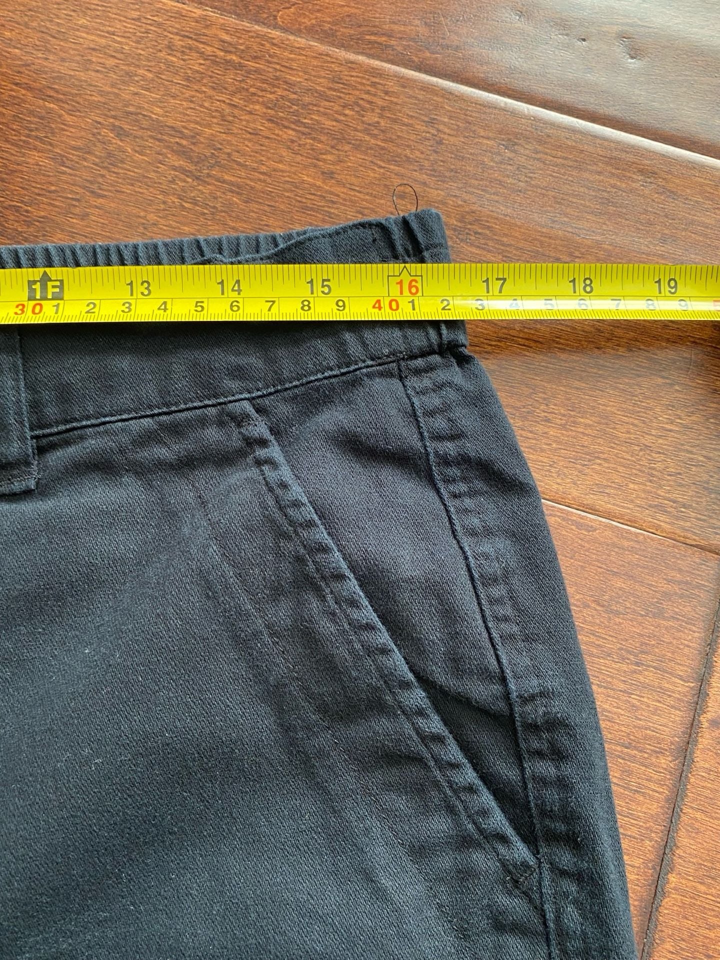 Gap Utility Jogger Pants Size M Black Twill Cuffed Hem 3