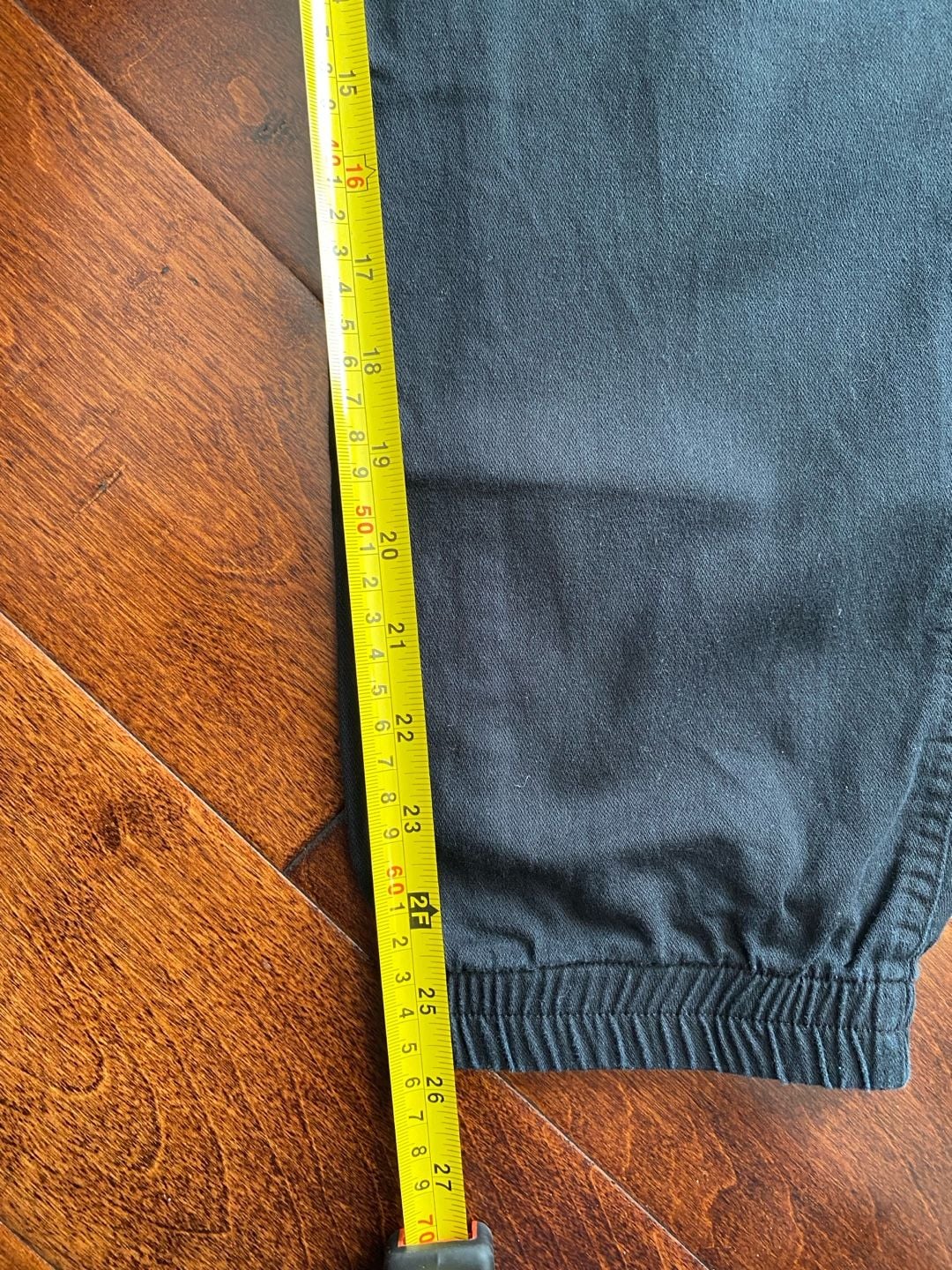 Gap Utility Jogger Pants Size M Black Twill Cuffed Hem 6