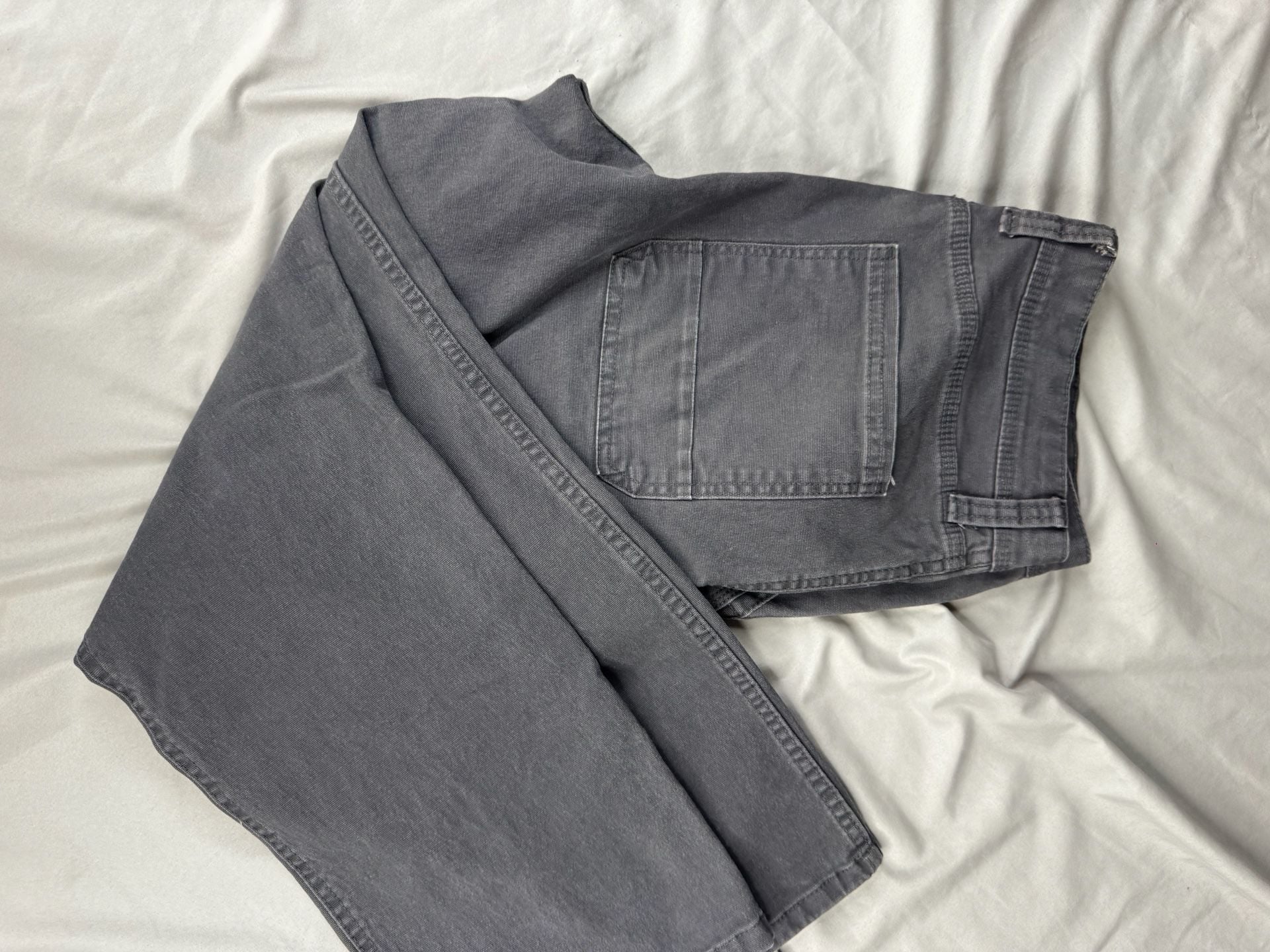 Weatherproof Vintage Pants Relaxed Fit 32x29 Gray Cotton Cargo Utility 6
