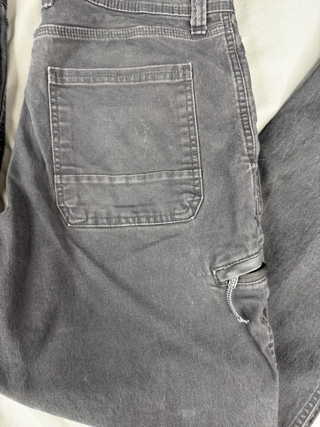 Weatherproof Vintage Pants Relaxed Fit 32x29 Gray Cotton Cargo Utility 7