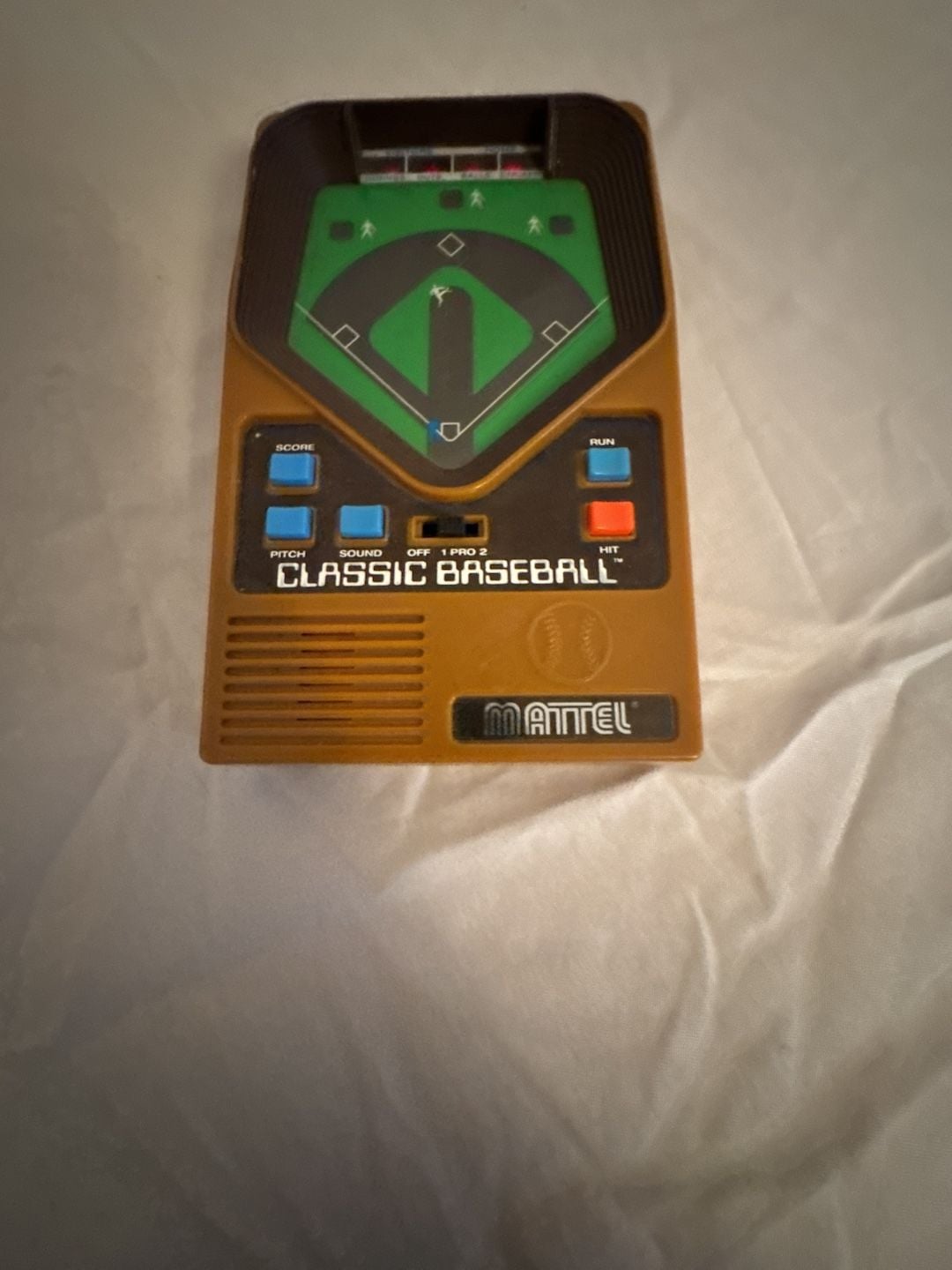 Mattel Classic Baseball Handheld Electronic Game 3