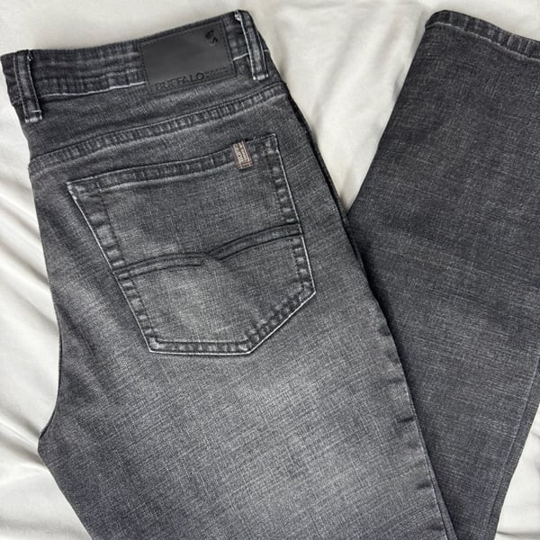 Buffalo David Bitton Jackson Straight Stretch Jeans 32x29 Black