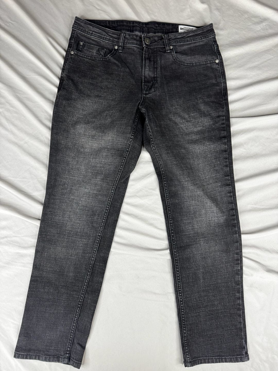 Buffalo David Bitton Jackson Straight Stretch Jeans 32x29 Black 3