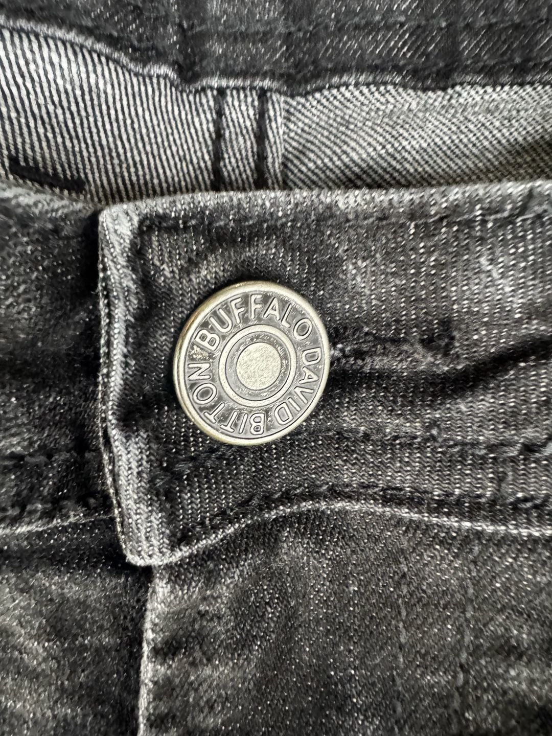 Buffalo David Bitton Jackson Straight Stretch Jeans 32x29 Black 5