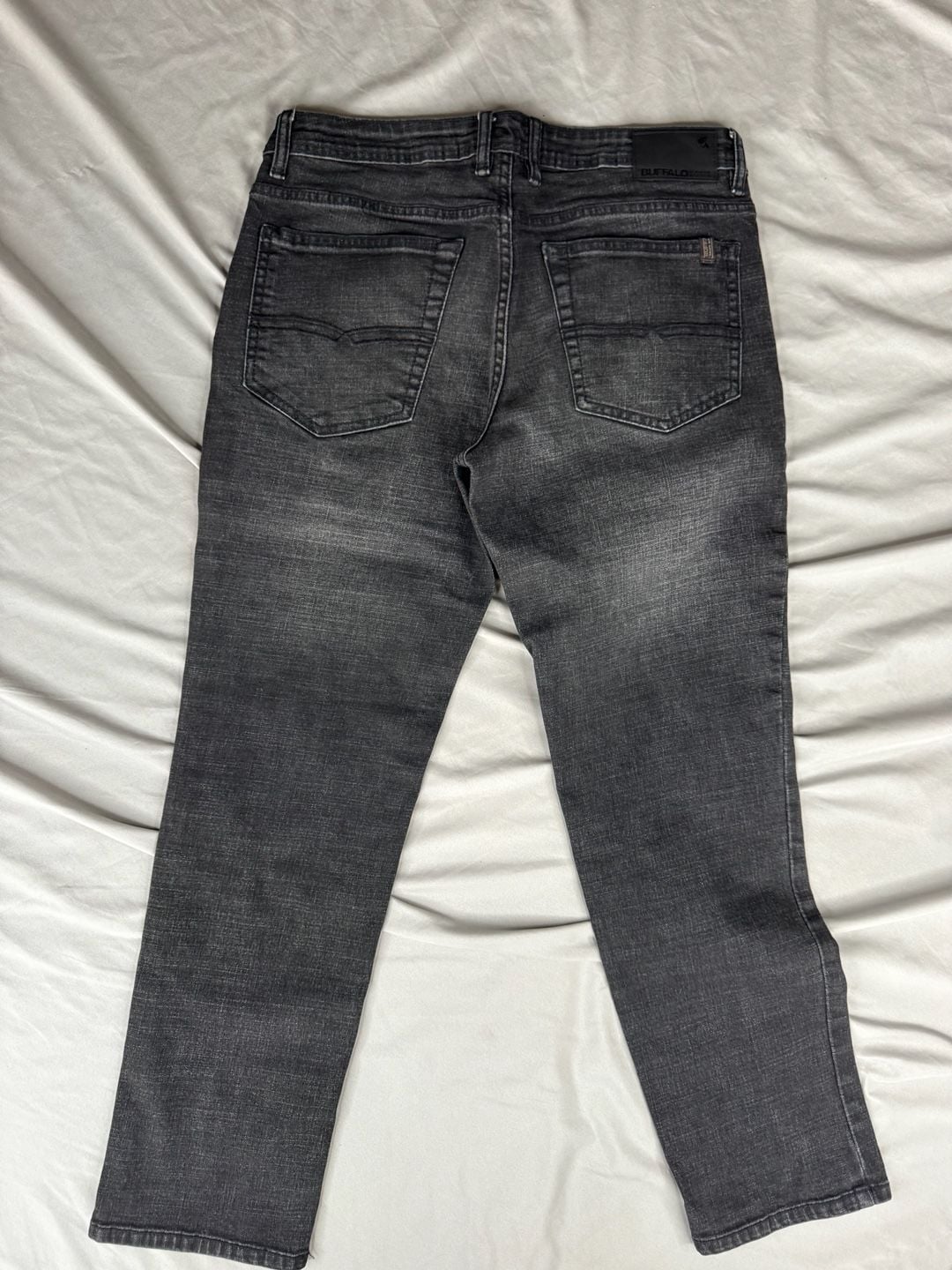 Buffalo David Bitton Jackson Straight Stretch Jeans 32x29 Black 6