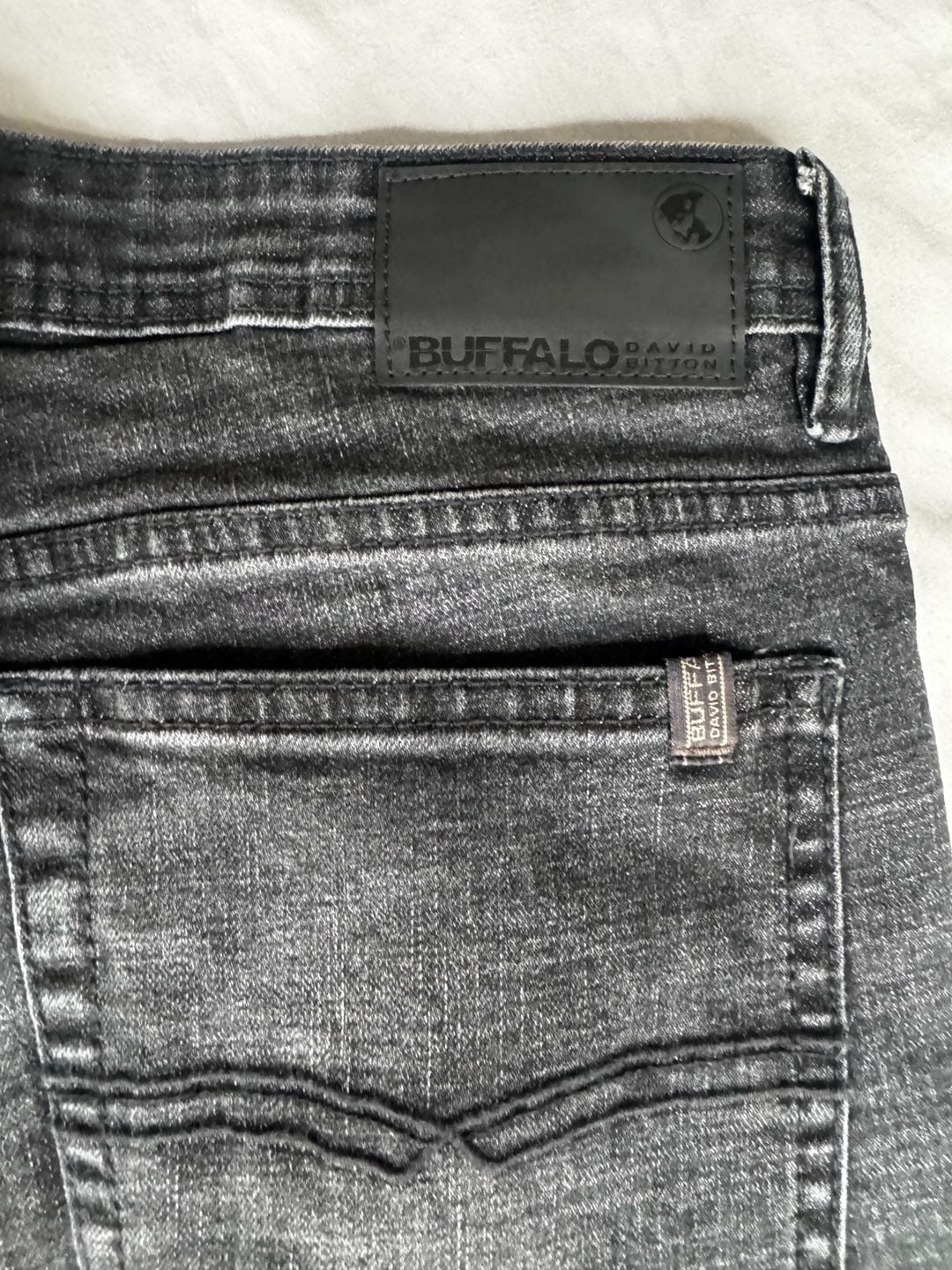 Buffalo David Bitton Jackson Straight Stretch Jeans 32x29 Black 7