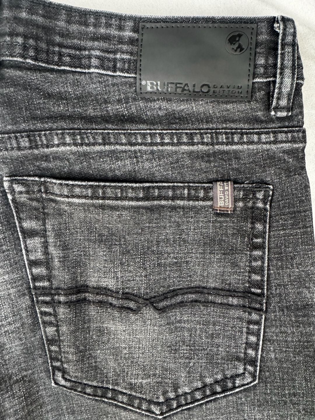Buffalo David Bitton Jackson Straight Stretch Jeans 32x29 Black 9