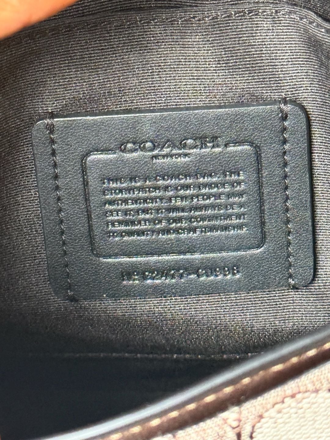 Coach Amelia Saddle Bag In Signature Jacquard Brown 8