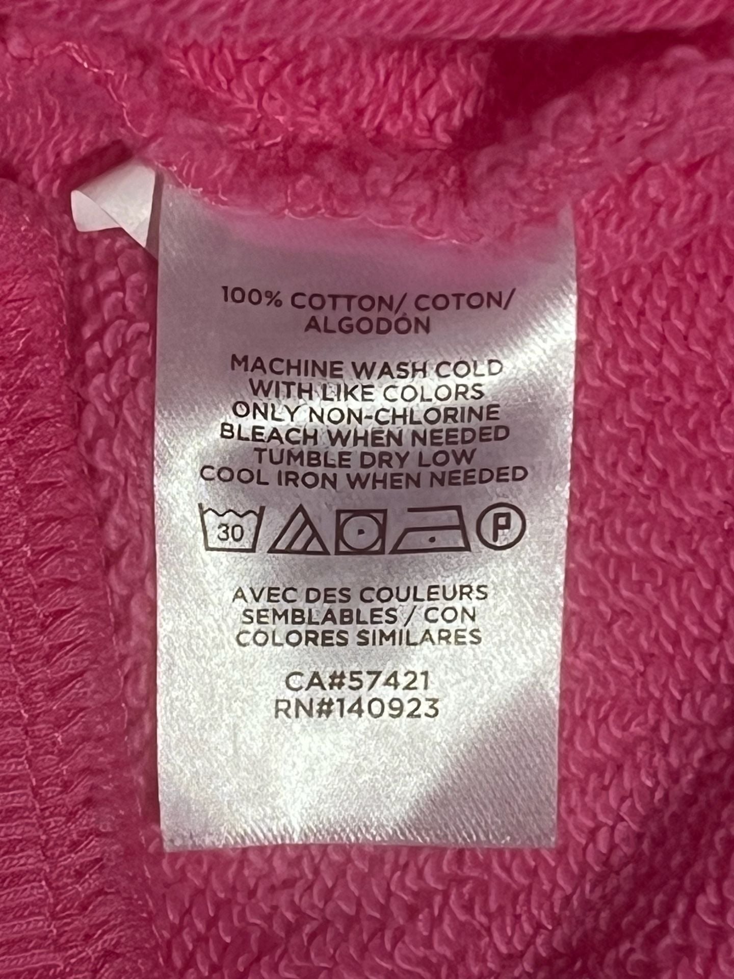 LOFT Puff Sleeve Sweatshirt Size L Pink 5