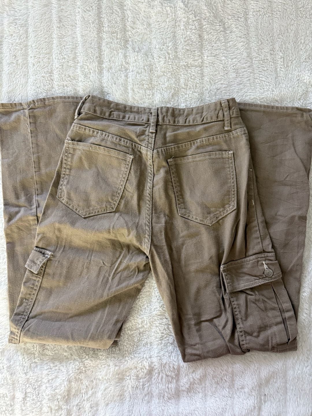 S.O.N.G. Cargo Pants Size 3/26 Brown Cotton 3