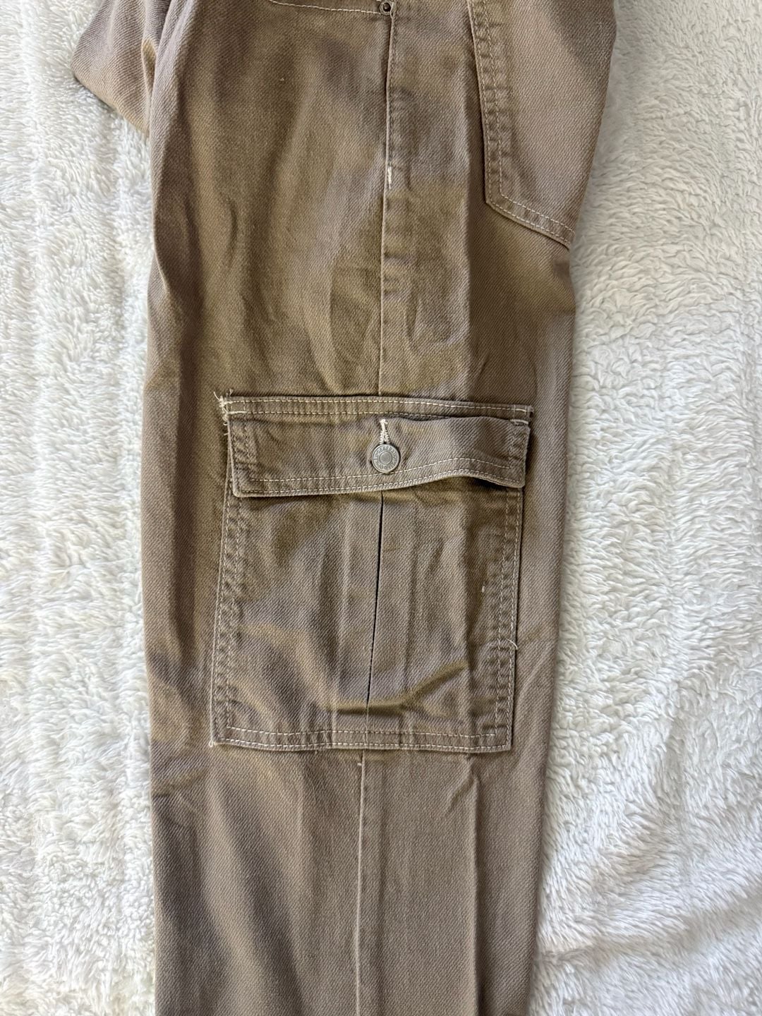 S.O.N.G. Cargo Pants Size 3/26 Brown Cotton 4