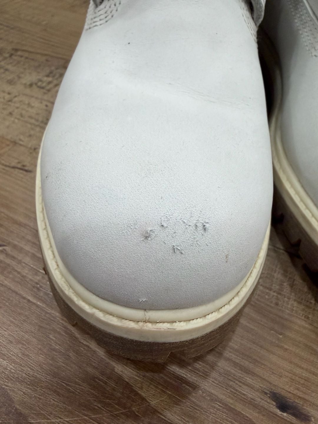 Timberland 6-Inch Premium Waterproof Boots Light Grey Womens 9.5 4