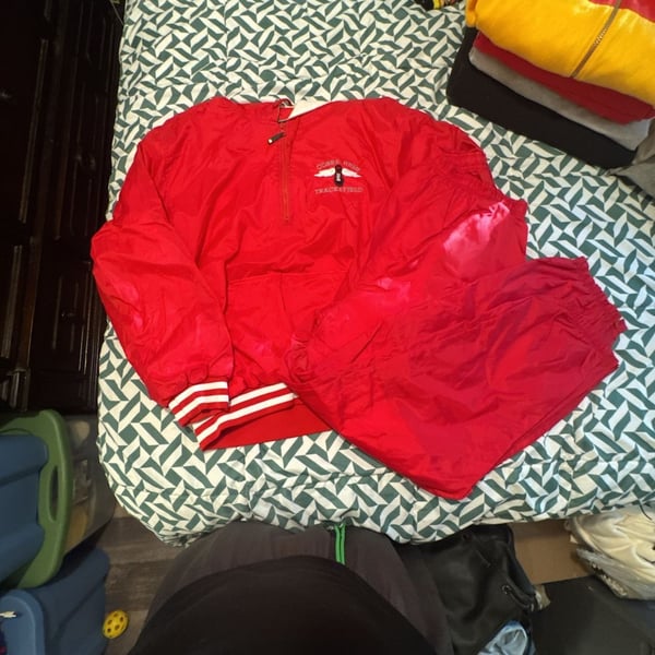 Holloway Tracksuit Size XL Red Cobre High Track & Field