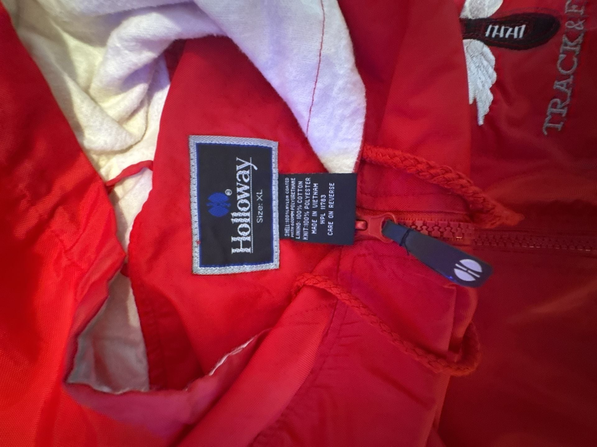 Holloway Tracksuit Size XL Red Cobre High Track & Field 3