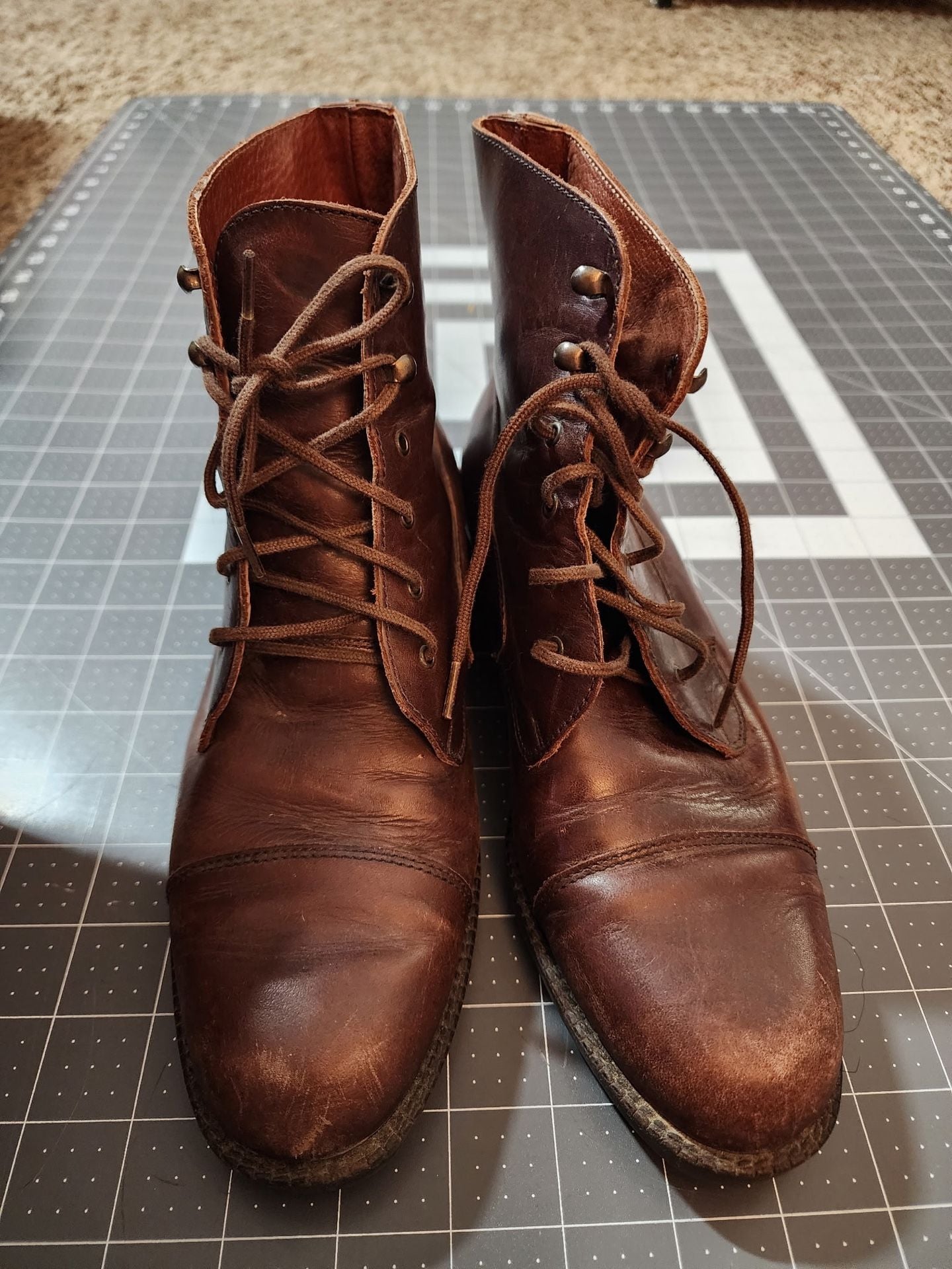 Vintage Eddie Bauer Size 6.5M Cognac Brown 2