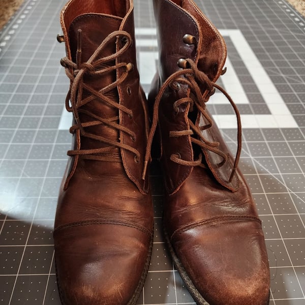 Vintage Eddie Bauer Size 6.5M Cognac Brown