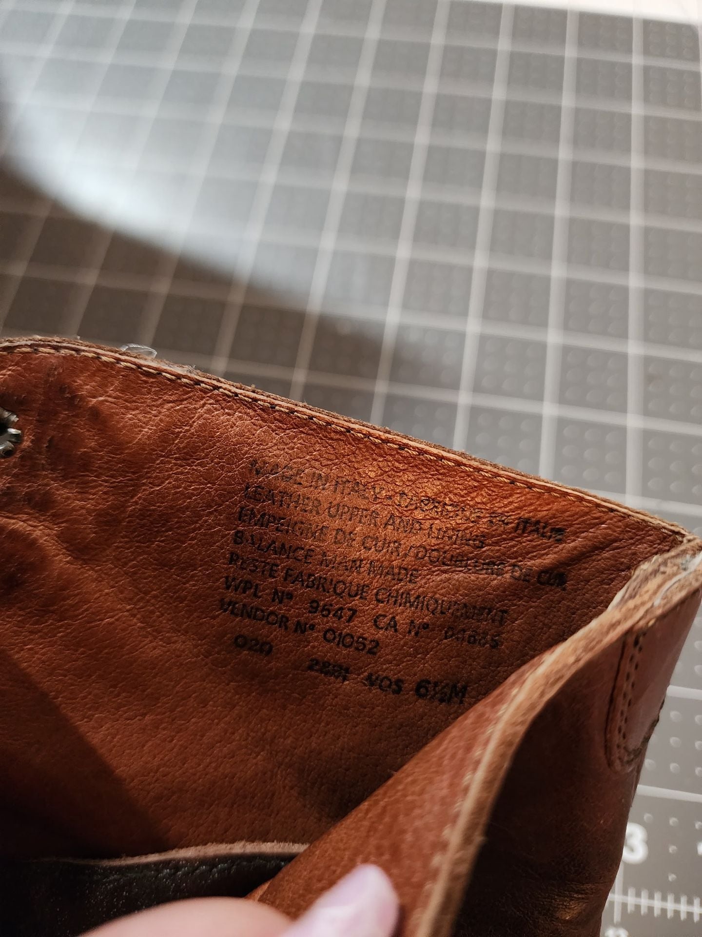 Vintage Eddie Bauer Size 6.5M Cognac Brown 4