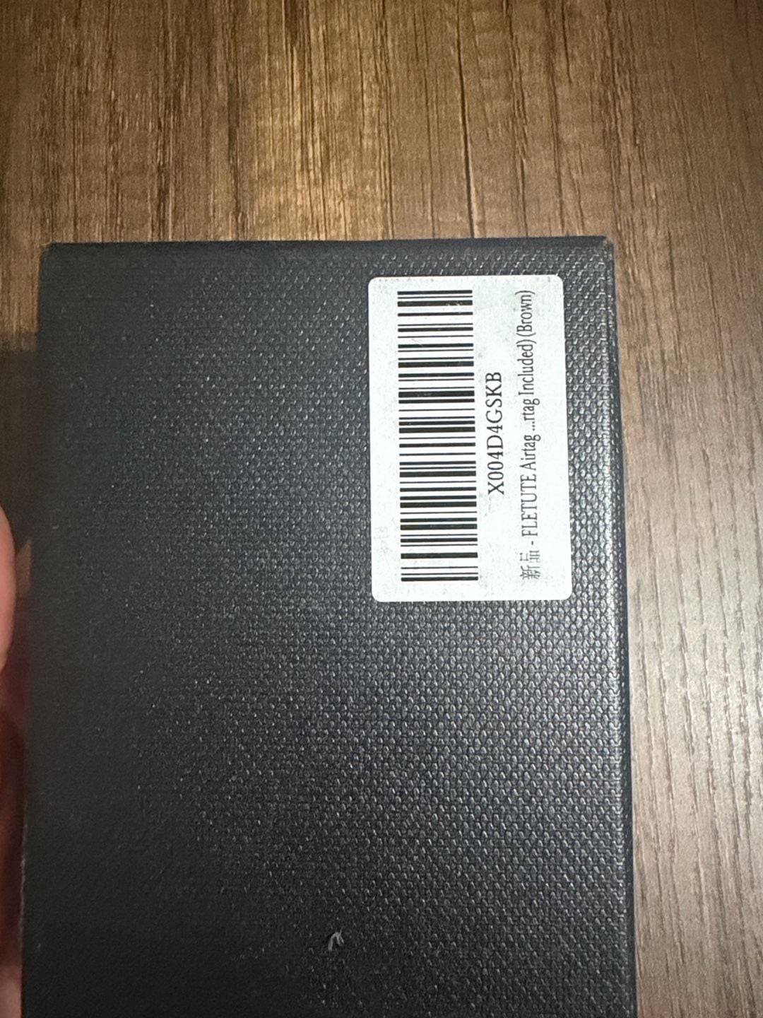 AirTag Pop-Up Card Holder Brown Leather Wallet with Box 10