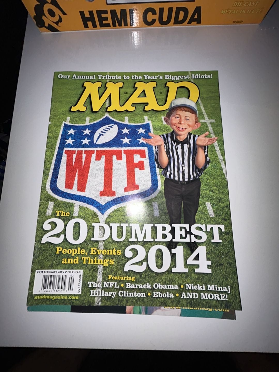Mad Magazine #531 February 2015 The 20 Dumbest People Events and Things 2014 1