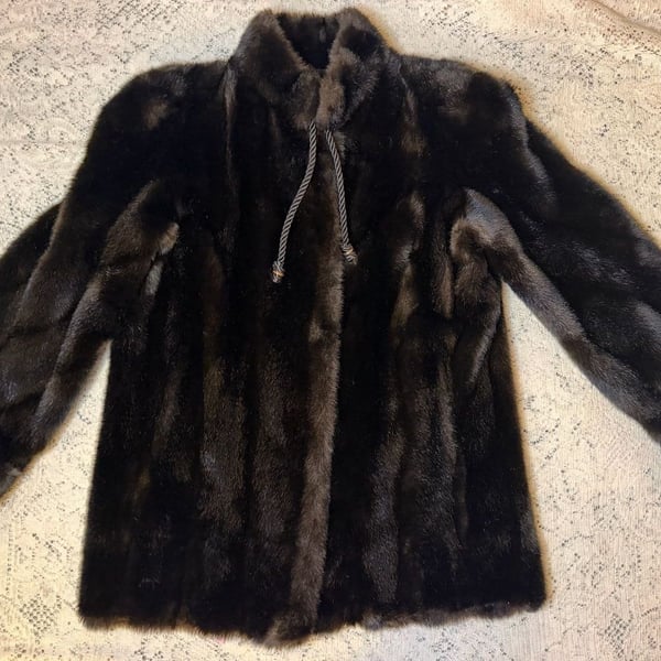 Mincara Styled By Russel Taylor Fur Coat Brown Vintage