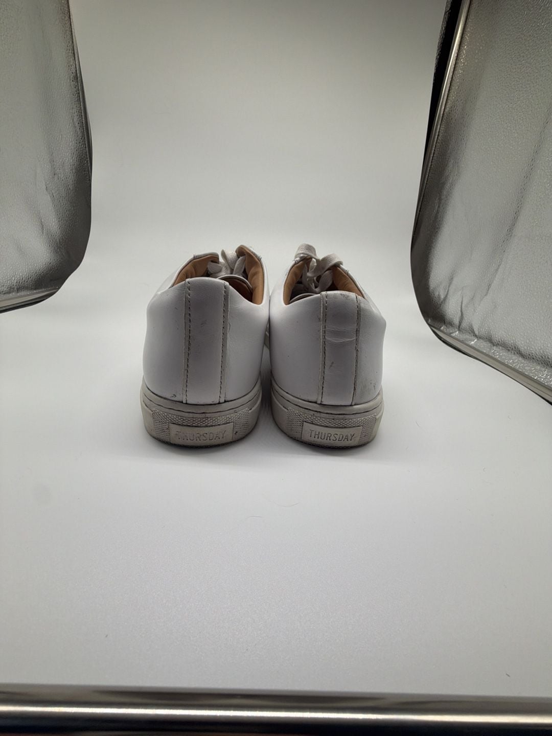 Thursday Boot Company Premier Low Top Sneakers White Leather 7
