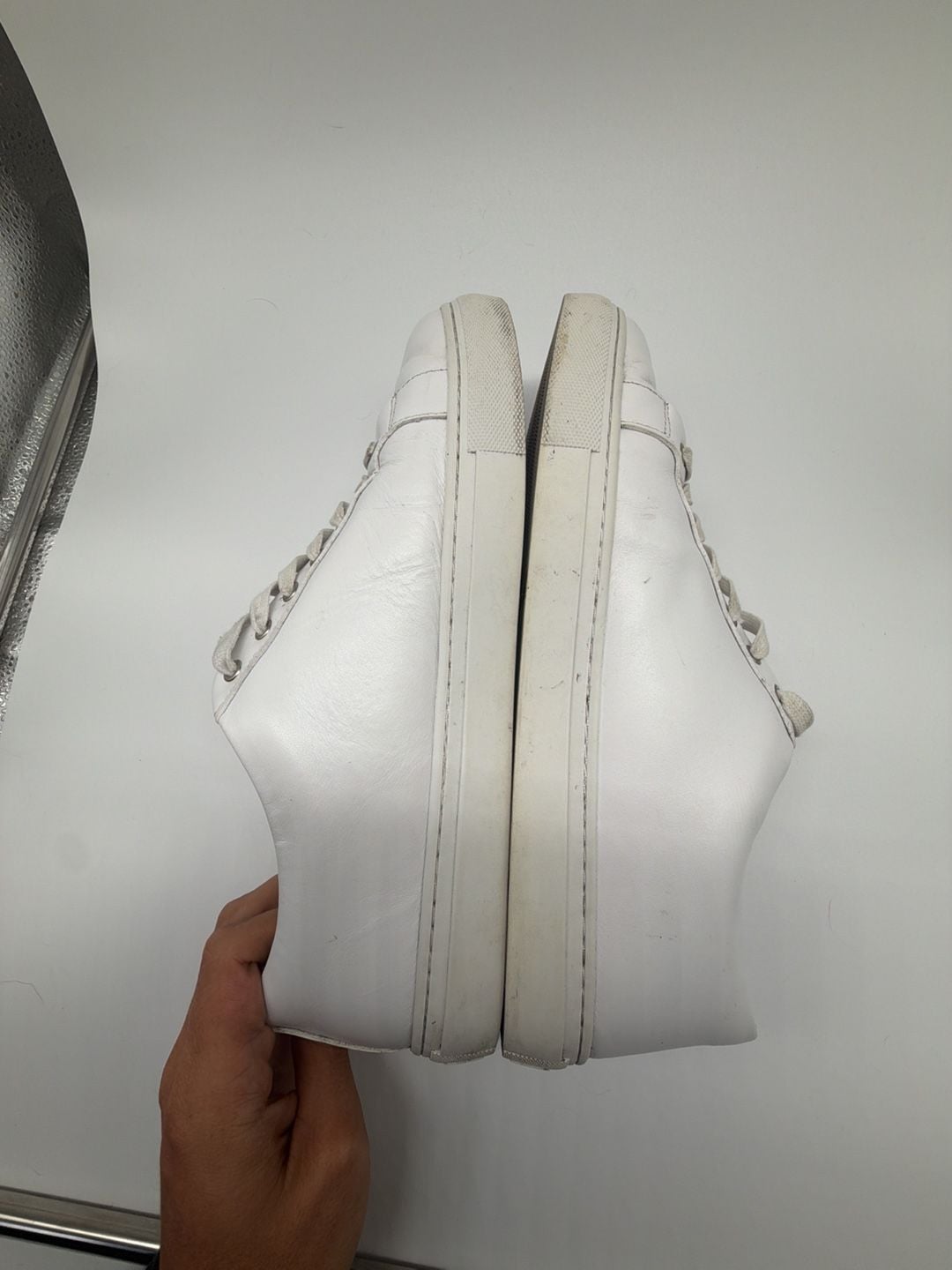 Thursday Boot Company Premier Low Top Sneakers White Leather 8