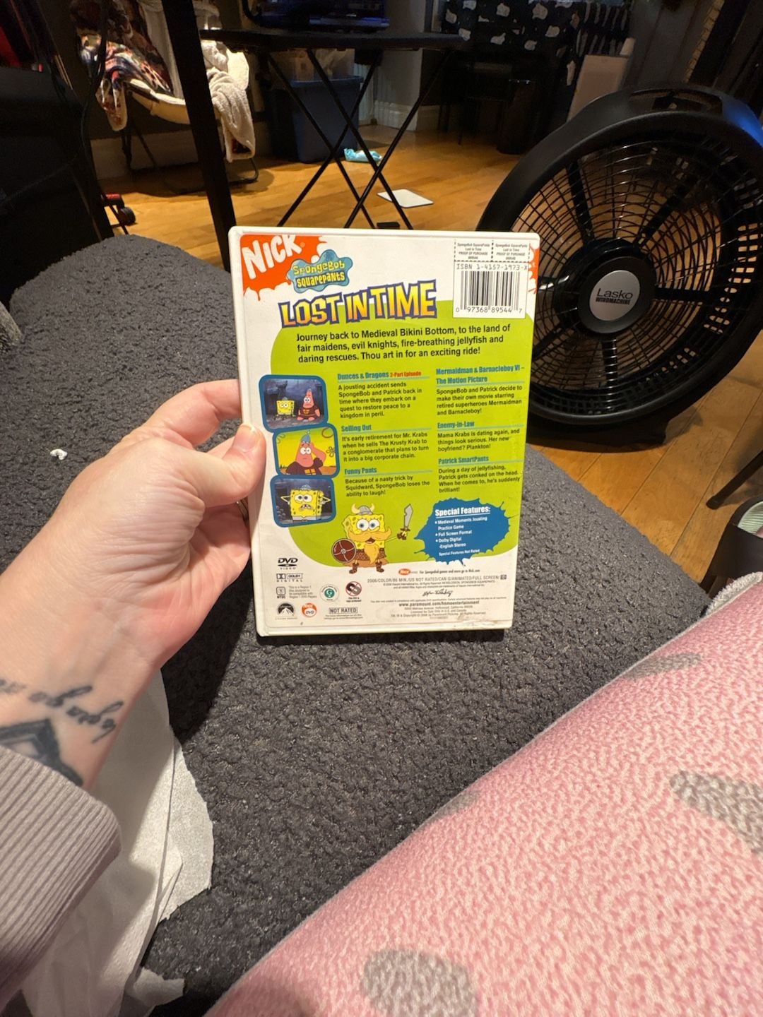 Nickelodeon Spongebob Squarepants Lost In Time DVD 2